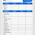 Un planificateur de budget imprimable gratuit sur une table avec un stylo.