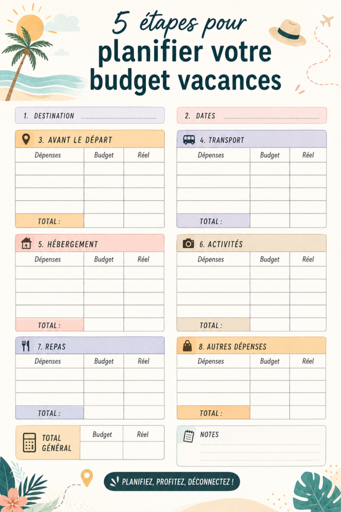 Femme planifiant son budget vacances sur un ordinateur portable