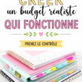 Femme souriante regardant son budget sur une tablette.