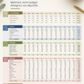 Modèles de planification financière gratuits et pratiques pour un meilleur budget.