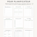 Modèles de plannings gratuits à imprimer pour organiser sa vie.