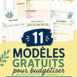 Visuel d'une femme utilisant un ordinateur pour gérer son budget avec des outils en ligne.