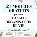 Imprimables de gestion de la vie quotidienne, colorés et organisés.