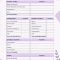 Planificateur financier 2026 PDF avec sections budget et dépenses