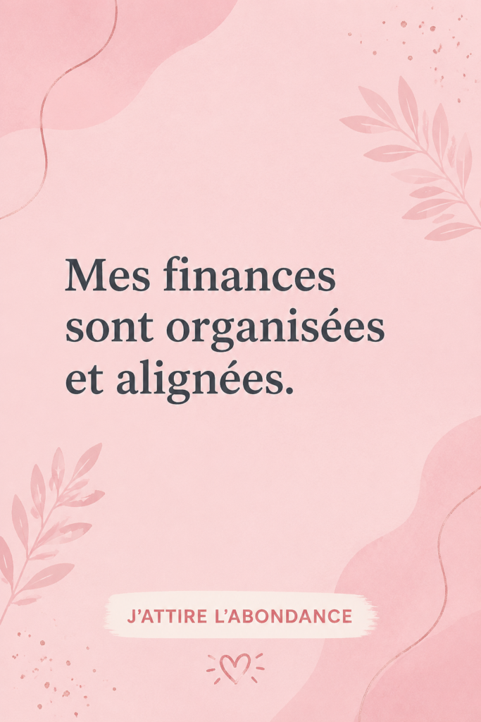Femme méditant avec des affirmations pour attirer l'argent dans un environnement calme