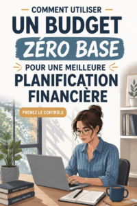 Femme utilisant un ordinateur pour gérer son budget basé sur zéro, illustrant une gestion financière proactive.