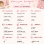 Une femme souriante rédige son budget sur un cahier avec un stylo, illustrant une approche chaleureuse et pratique de la gestion financière.
