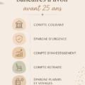 Visuel d'une jeune femme réfléchissant aux types de comptes bancaires à ouvrir à 25 ans.