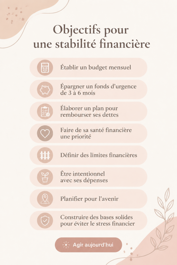 Femme réfléchissant à ses objectifs financiers pour une gestion budgétaire efficace.