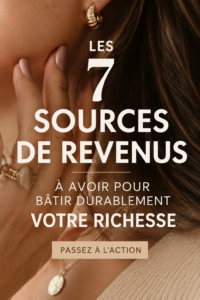 Image illustrant des sources de revenus divers pour une femme épanouie et indépendante financièrement.