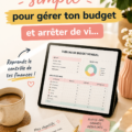 Template visuel pour la gestion de budget quotidien