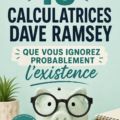 Calculateurs de budget de Dave Ramsey sur un ordinateur portable
