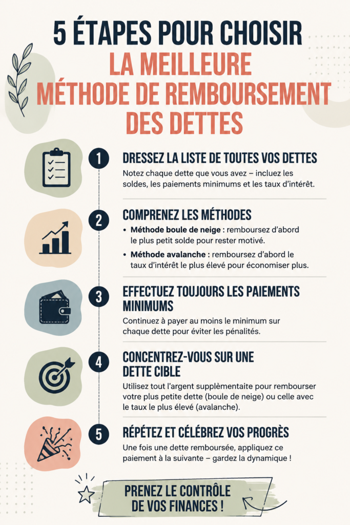 Femme souriante consultant un plan de remboursement de dettes sur son ordinateur.