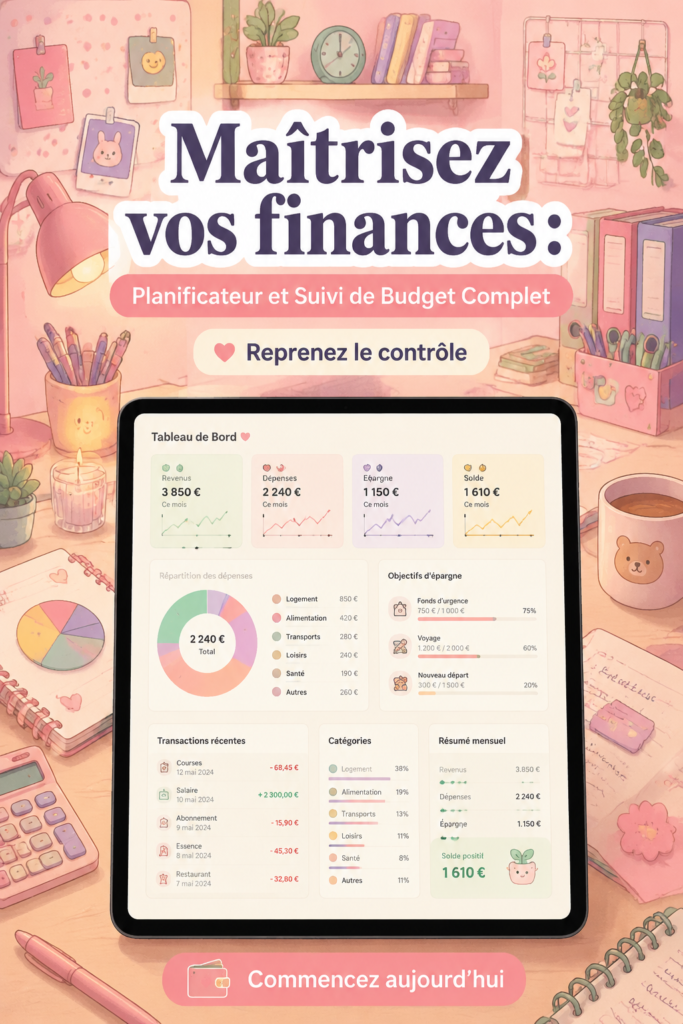 Femme utilisant un logiciel de gestion de budget à son bureau.