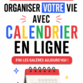 Une femme utilisant Google Agenda sur son ordinateur pour mieux organiser sa vie