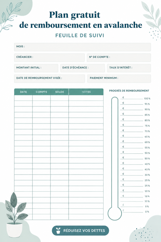 Femme souriante examinant son plan de remboursement de dettes, symbolisant la gestion financière positive.