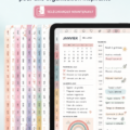 Planificateur numérique pour GoodNotes avec un design boho et élégant