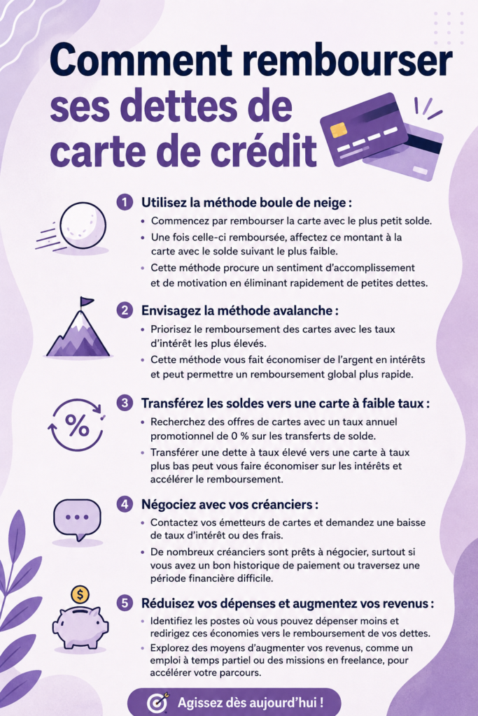 Une femme souriante tenant une calculatrice et des documents financiers pour illustrer la gestion des dettes de carte de crédit.