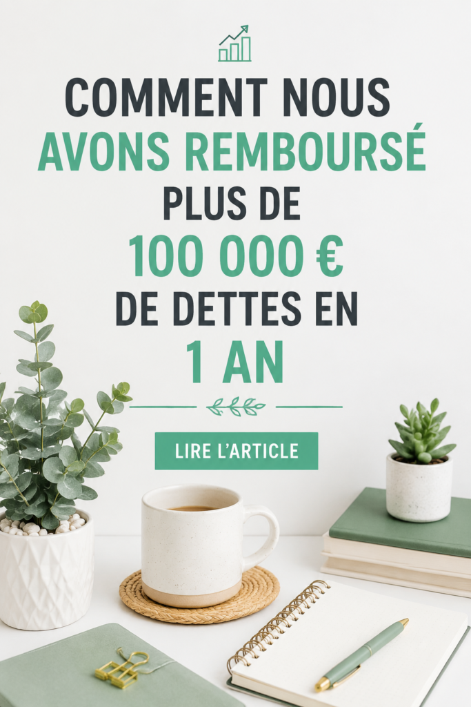 Femme heureuse célébrant le remboursement de ses dettes avec un graphique de gestion de budget en arrière-plan
