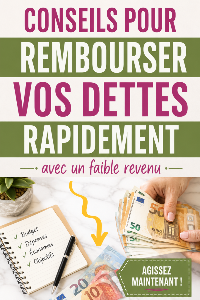 Une femme souriante calculant son budget pour gérer ses dettes.