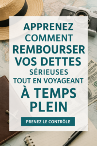 Femme voyageant avec un sac à dos tout en gérant ses finances