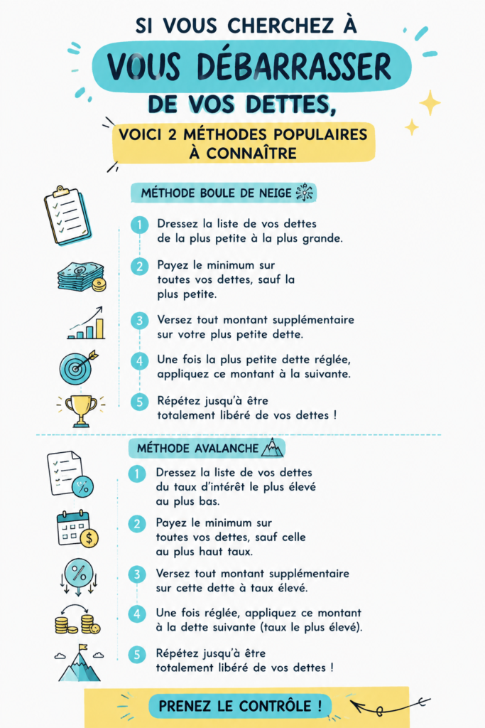 Femme souriante, découvrant des méthodes de remboursement de dettes avec son budget