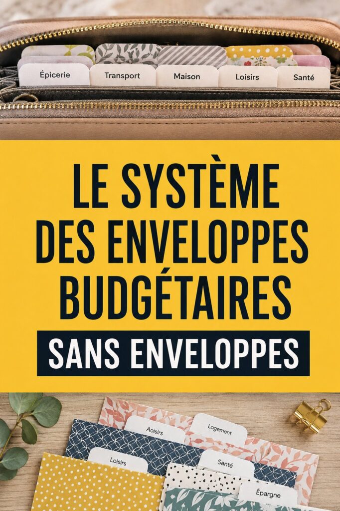 Système budgétaire moderne illustrant la liberté financière et la gestion des dépenses sans enveloppes